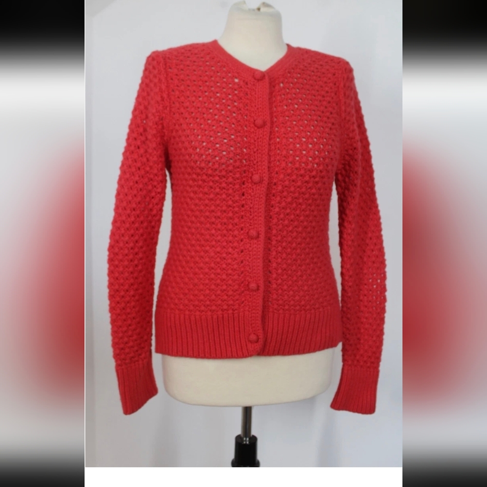 Vintage 90s L.L. Bean Button-Up Wool/ Angora Cardigan